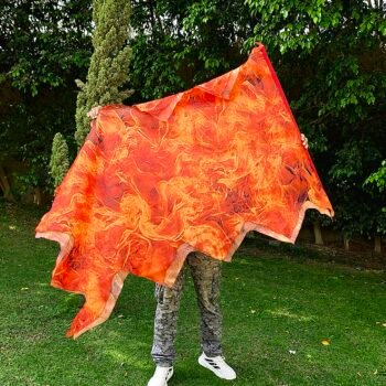 Holy Spirit Fire Worship Flag | Prophetic Dance Praise Banner