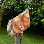 Lion of Judah Worship Flag: King of Kings Banner