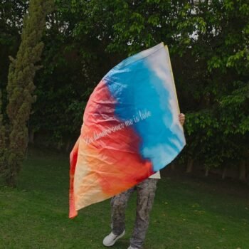 Worship Dance Flag: "His Banner Over Me is Love" - Prophetic Banner
