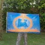 Wall of Fire Worship Flag | Custom Nation Prayer Banner, Intercession Prophetic Revival