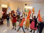 Children’s Worship Flags – Praise Flags , Silk Small Dance Banner