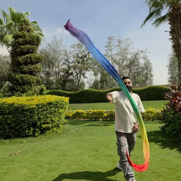 Rainbow Covenant Silk Worship Ribbon | The Call For Worship